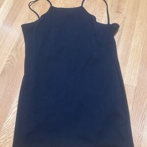 PrettyLittleThing Black Dress 16 large